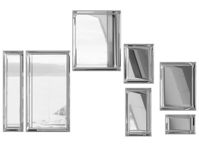 现代装饰镜子、墙饰挂件