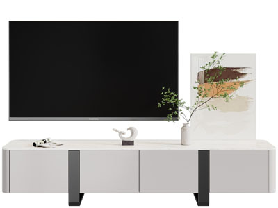 现代电视柜、电视机