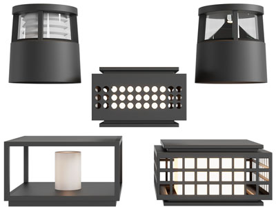 新中式草坪灯、地灯