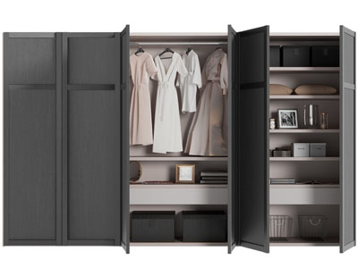 现代衣柜3d模型 现代衣柜