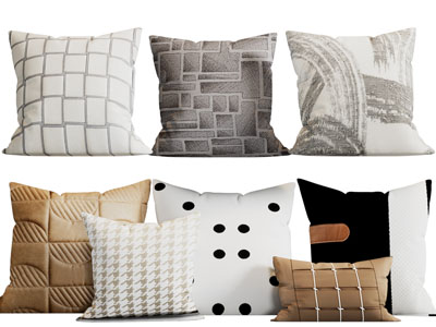 现代方形靠垫抱枕