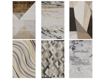 现代长方形地毯