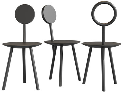 现代实木休闲椅子