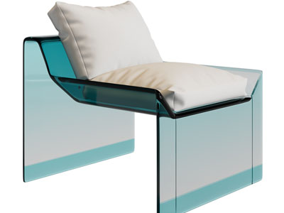 现代亚克力休闲椅子