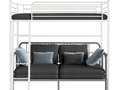 现代金属边框上下床