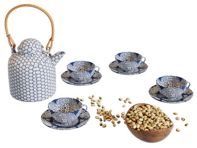 新中式青花瓷茶具杯子