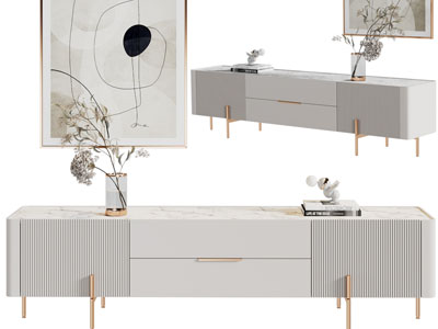 现代轻奢电视柜