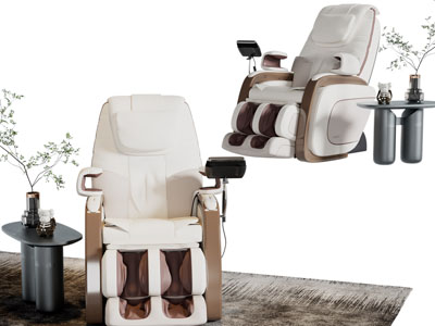现代按摩椅、边几