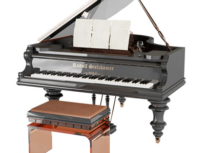 欧式三角钢琴、琴凳