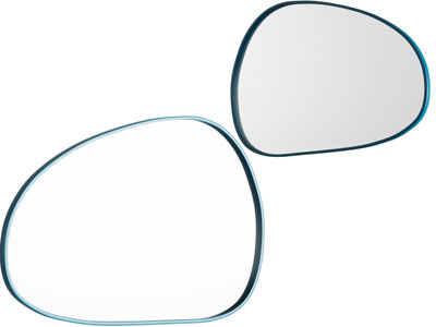 现代不规则圆形镜子