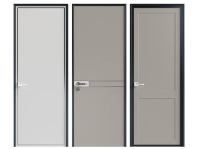 现代单扇平开门