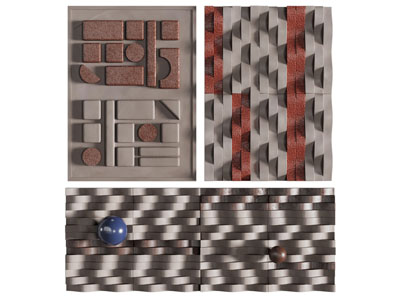 现代立体几何图案墙饰挂件