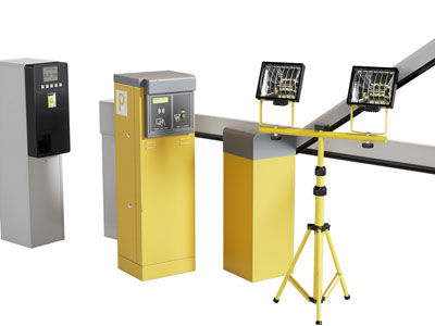 现代门挡、收费杆