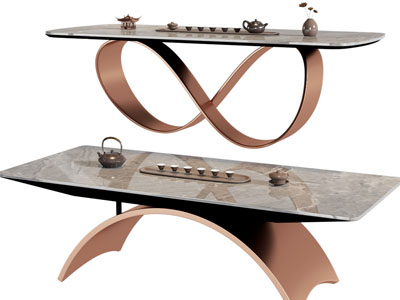新中式大理石茶桌