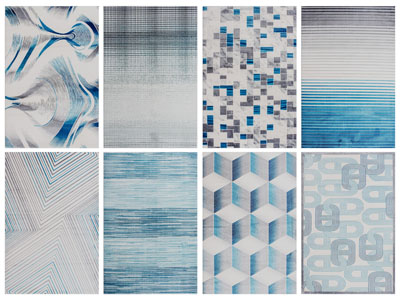 现代长方形地毯