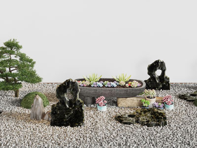 新中式景观园艺小品