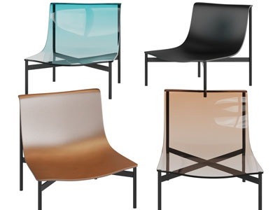 现代透明休闲椅子