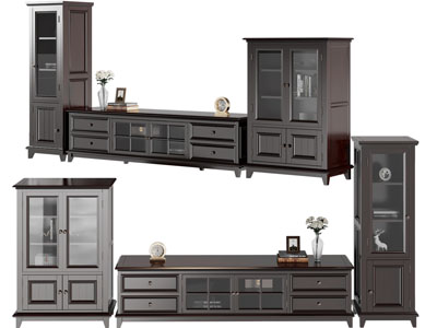 美式电视柜、边柜