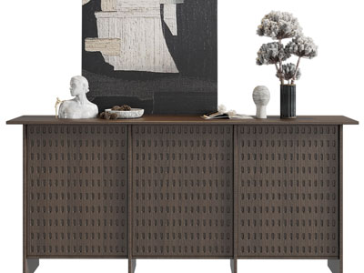 侘寂风玄关柜、边柜