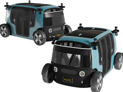 现代电动观光车、无人车