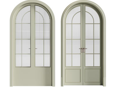 美式拱形平开门