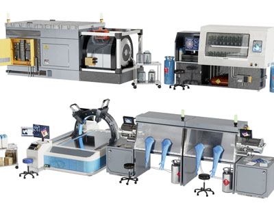 现代实验室设备、核酸检测医疗设备