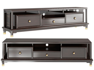 新中式木质电视柜