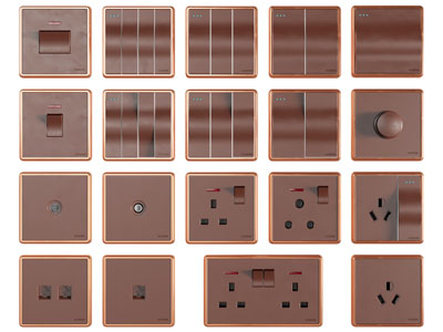 现代插座、开关面板