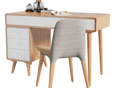 北欧书桌椅组合