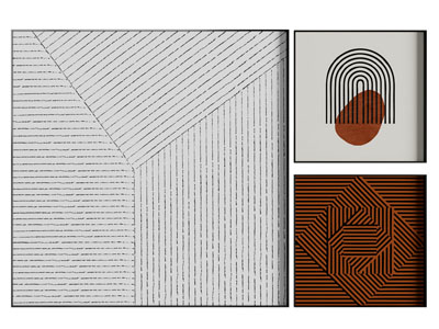 侘寂风装饰挂画