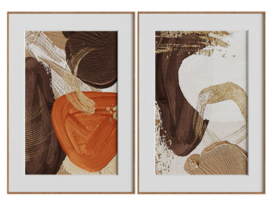 现代抽象装饰挂画