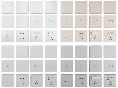 现代插座开关面板