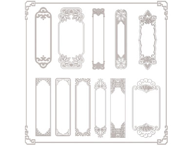 新中式雕花、石膏线