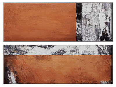 现代横幅装饰挂画