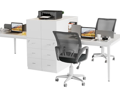 现代办公桌椅组合