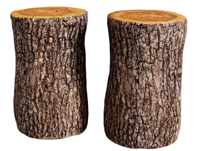 现代木桩凳子