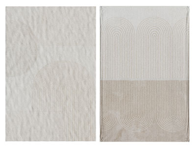 侘寂风长方形地毯