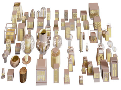 新中式地灯、草坪灯