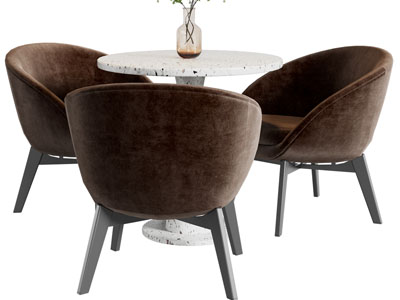 现代休闲桌椅组合