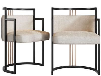 新中式休闲椅子