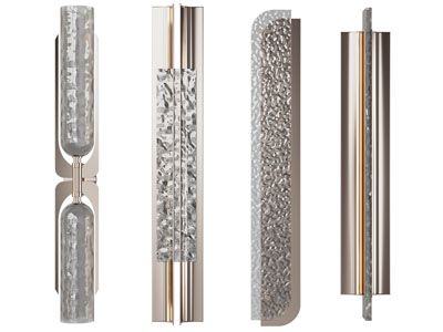 现代锤纹玻璃灯罩壁灯