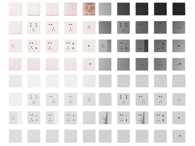 现代插座开关面板