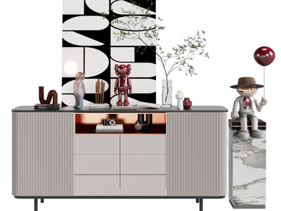 现代玄关柜、边柜