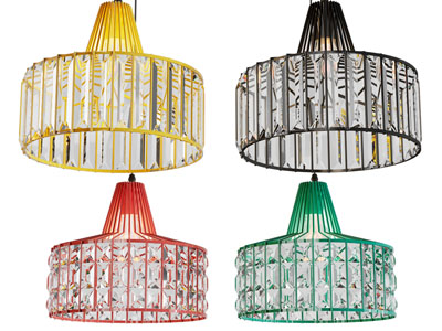 现代玻璃灯罩吊灯
