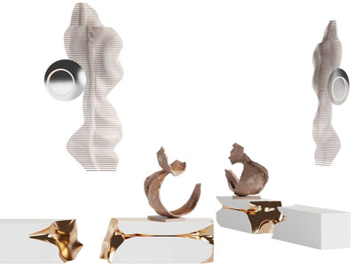 现代雕塑雕刻、墙饰挂件