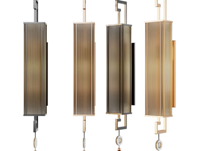 新中式长方体壁灯