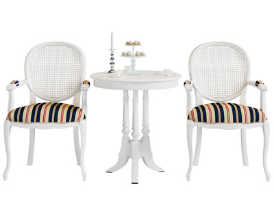 欧式休闲椅子、边几