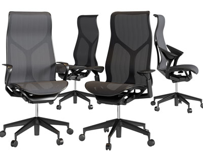 现代网状靠背办公转椅