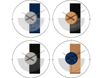 现代钟表墙饰挂件