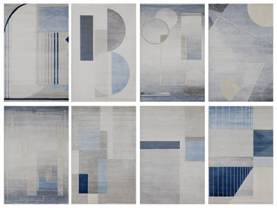 现代长方形地毯